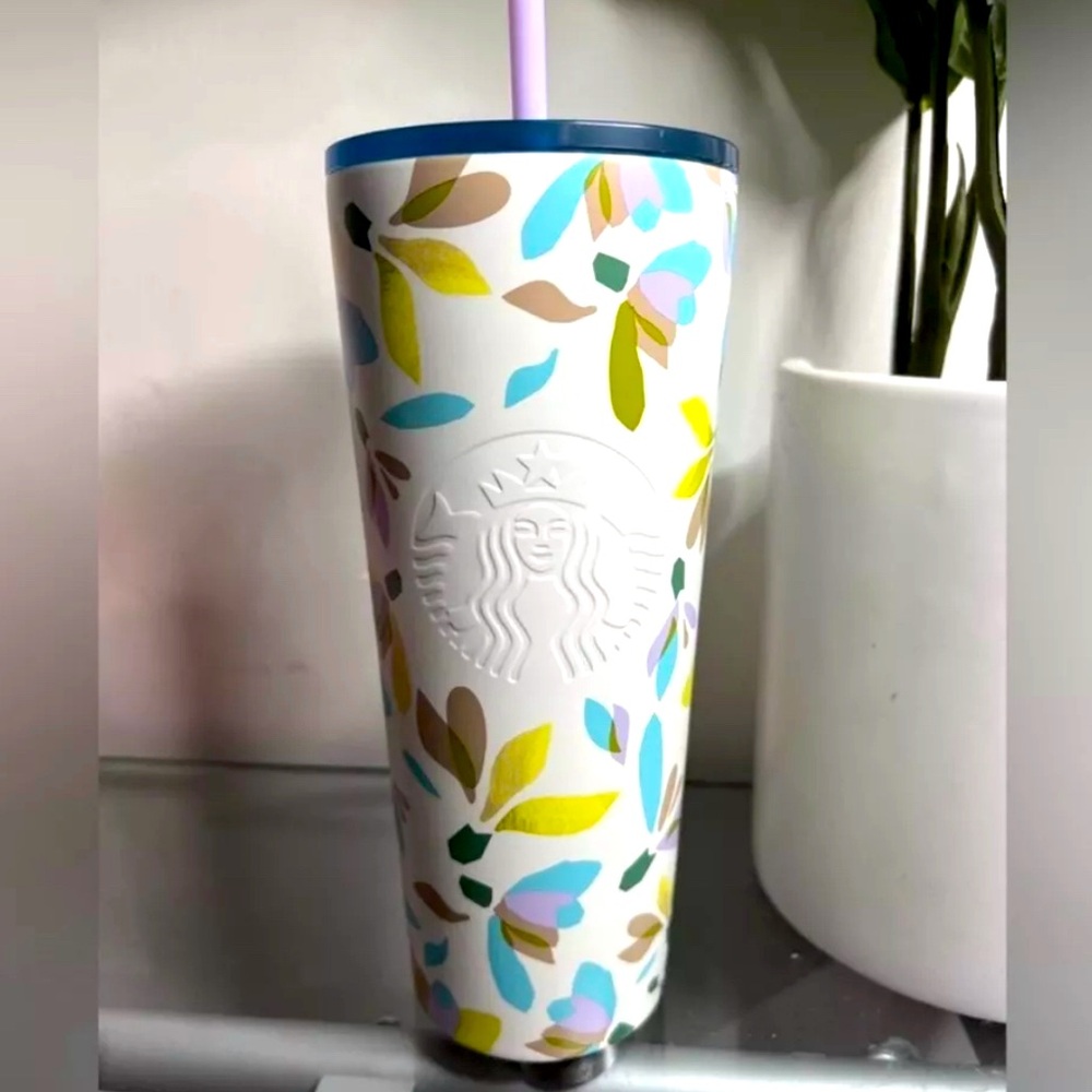 Starbucks Limited Edition Stainless Steel Tumbler with Straw 24oz